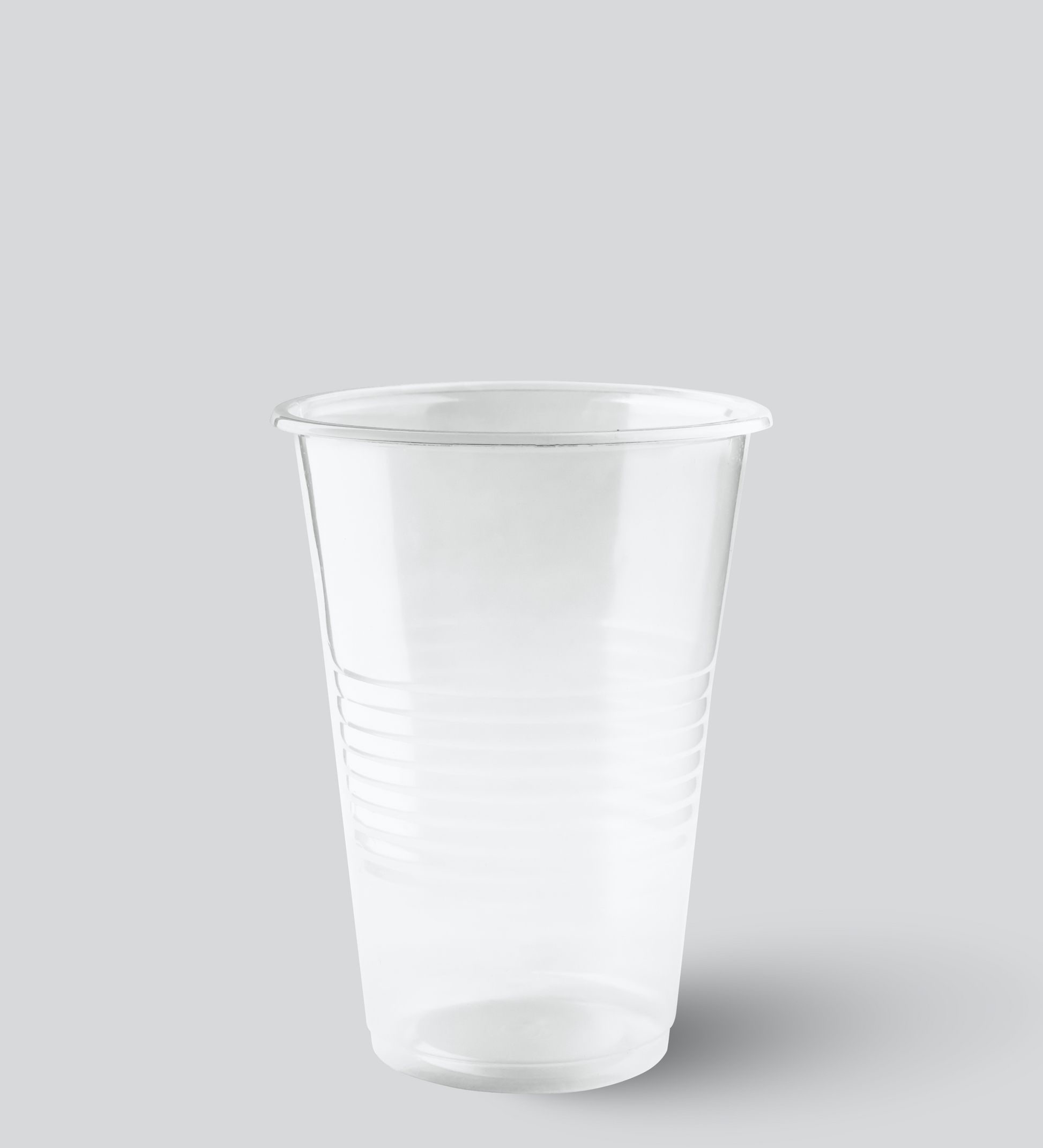 Disposable plastic glasses for serving beverages at parties and events