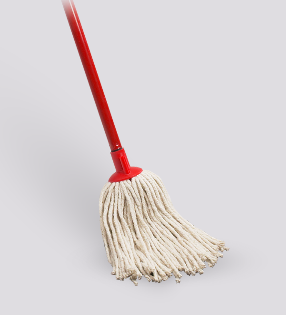 Kentucky mop with stainless steel handle for efficient floor cleaning in Qatar, durable and efficient cleaning product shot