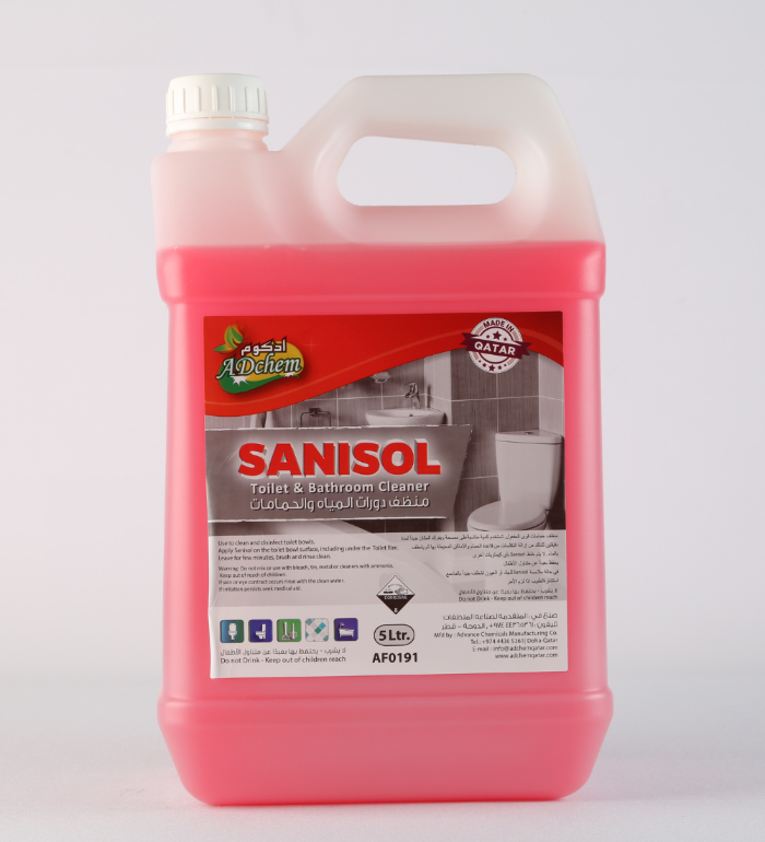 Toilet bowl cleaner gallon with powerful stain remover for hygiene in Qatar